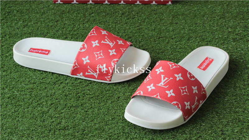 LVS Supemre Slipper White Red